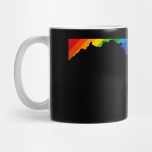 USA States: Maryland (rainbow) Mug
